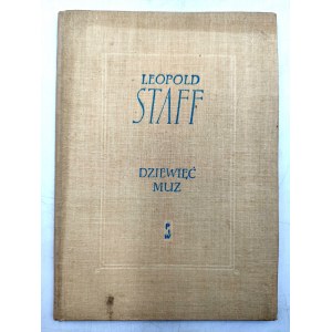 Staff Leopold - Dziewięć Muz - First Edition, Warsaw 1958.
