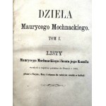 Letters of Maurycy Mochnacki and his brother Kamil - Poznań 1863 [ copperplate engraving by St. Lukomski].