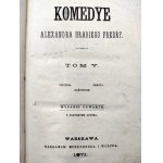 Fredro Aleksander - Komedye - Warszawa 1871 Tom III i V [ ZEMSTA]
