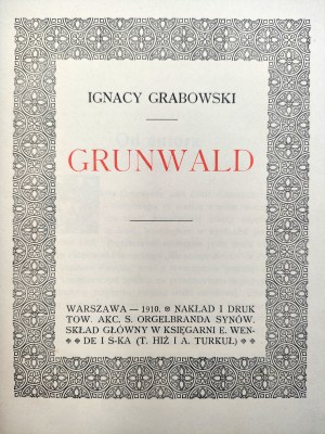 Grabowski Ignacy - Grunwald - Warsaw 1910