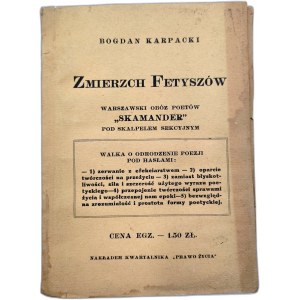 Karpacki B. - Twilight of the Fetishes - SKAMANDER - Warsaw 1932