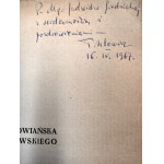 Ulewicz T. - Świadomość słowiańska Jana Kochanowskiego - Kraków 1948 [ Autograph].