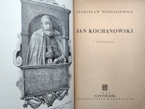 Windakiewicz S. - Jan Kochanowski - Warsaw 1947