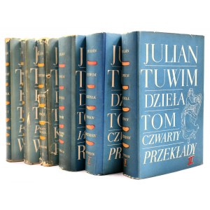Julian Tuwim - Werke - Vollständig - Erste Ausgabe T. I-IV, Warschau 1955/59