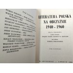 Terlecki Tymon - Polish Literature Abroad - 1940 - 1960 - London 19654/65