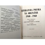 Terlecki Tymon - Poľská literatúra v zahraničí - 1940 - 1960 - Londýn 19654/65