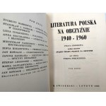 Terlecki Tymon - Polnische Literatur im Ausland - 1940 - 1960 - London 19654/65