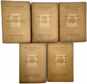 Polish Academy of Sciences - collection of 5 titles - [1950s].