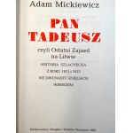 Mickiewicz A. - Pan Tadeusz - ilustrace M.E. Andriolli, Varšava 1982