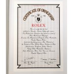 Gorge Gordon - ROLEX - Album - Limited Edition - First Edition, Certificate