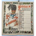 Otto Hupp - Mníchovský kalendár - Munchner Kalender 1904 - HERALDIKA