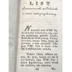 Dopis sandoměřské ženy Podolance - vytištěno v Krakově v roce 1784 [ Ze sbírky Edwarda Neprose] [ První vydání].