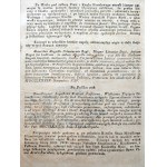 Varšavský leták - Popis iluminácie v J.K.M. Varšave pri príležitosti výročia korunovácie Stanislava Augusta Poniatowského 1789