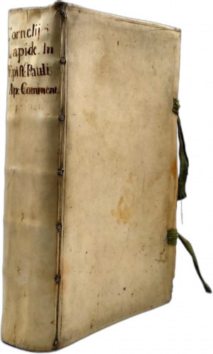 Cornelio Lapide - Commentaria in Omnes Divi Pauli Epistolas - Antwerp 1627 [from the Cistercian Library in Zamsko Bledzewo ] Diocese of Poznań