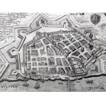 Piotrowski Miroslaw - panorama of Torun according to Merian 1652