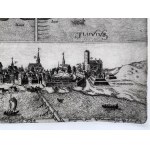 Piotrowski Miroslaw - panorama of Torun according to Merian 1652