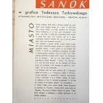 Sanok v grafice Tadeusze Turkowského - Portfolio 12 grafik , Varšava 1958