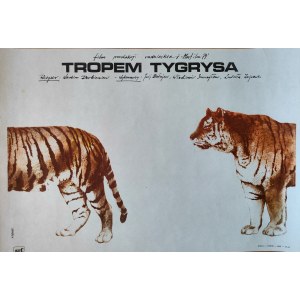 Andrzej Pągowski - movie poster for Tropem Tygrysa - 1980.