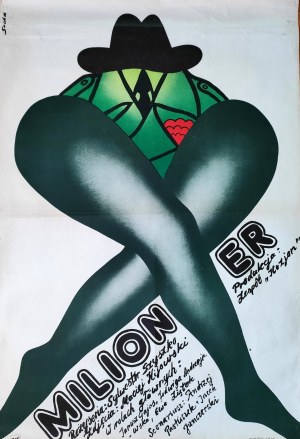 Romuald Socha - plakat filmowy - Milioner -1977