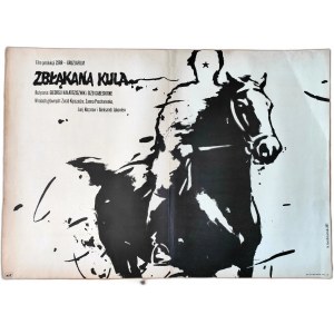 K. Bednarski - plakat filmowy - zbłąkana kula - 1981