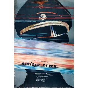 Maciej Woltman - plakat filmowy - Emisja trwa - 1985