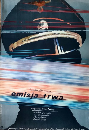 Maciej Woltman - plakat filmowy - Emisja trwa - 1985
