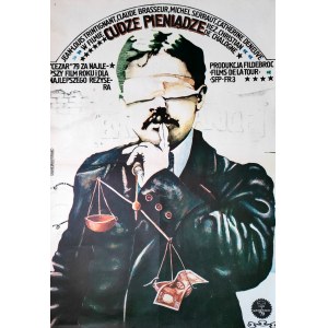 Marek Plaza - Doliński - plakat filmowy - Cudze Pieniądze - 1979