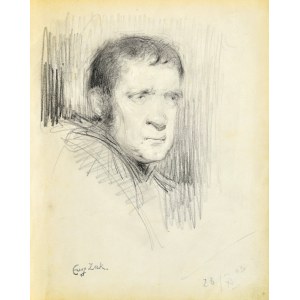 Eugene ZAK (1887-1926), Kopf eines Mannes