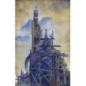 Theodore GROTT (1884-1972), Der Bau der Kathedrale