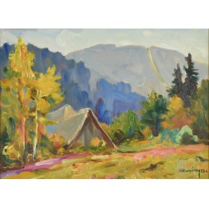 Michal KWAŚNY (1919-1997), Mountain Landscape, 1973
