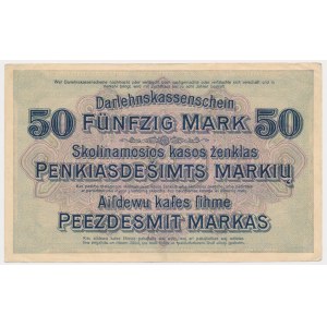 Kowno, 50 mark 1918 - B -