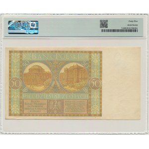 50 złotych 1929 - Ser.B.X. - PMG 45 - rzadsza