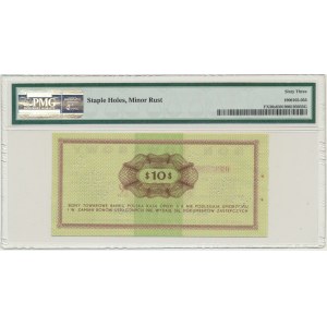 Pewex, 10 dolarów 1969 - WZÓR - Ef - PMG 63