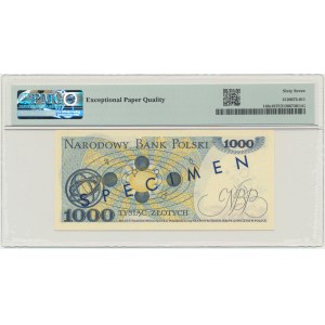 1.000 złotych 1975 - WZÓR - A 0000000 - No. 0656 - PMG 67 EPQ