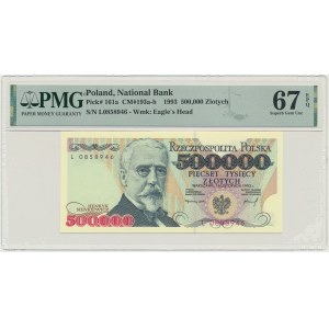 500.000 złotych 1993 - L - PMG 67 EPQ