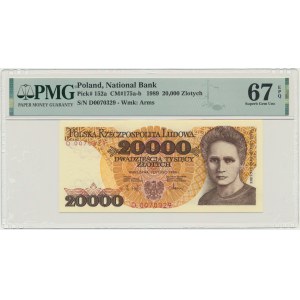 20.000 złotych 1989 - D - PMG 67 EPQ