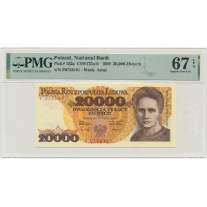 20.000 złotych 1989 - P - PMG 67 EPQ