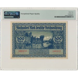 Danzig, 500 Mark 1922 - PMG 64 EPQ