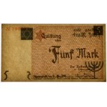 5 Mark 1940 - orange serial number - PMG 64 - cardboard paper