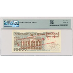 50.000 złotych 1989 - WZÓR - A 0000000 - No.0656 - PMG 68 EPQ