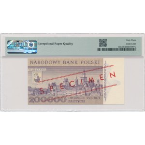 200.000 złotych 1989 - WZÓR - A 0000000 - No.0417 - PMG 63 EPQ