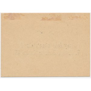 Kraków, Teofil Nikiel, 1 korona 1919 - blankiet - RZADKIE