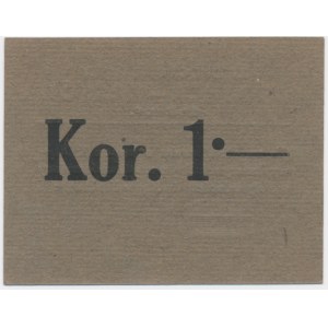 Kraków, Zjednoczone Firmy Drobner, 1 korona 1919 - blankiet -