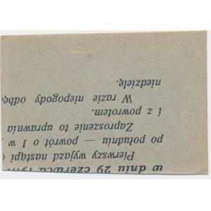 Kraków, Maurycy Hupczyc, 10 fenigów 1920 - RZADKIE