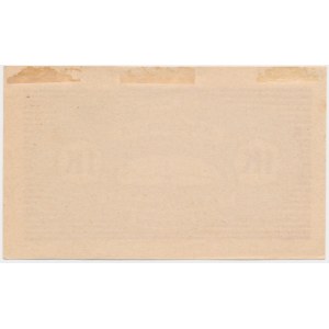 Kraków, Księgarnia S.A. Krzyżanowski, 1 korona 1919 - blankiet -