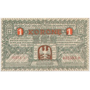 Kraków, Gmina, 1 korona 1919 - A -