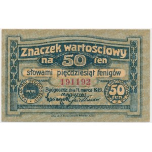 Bydgoszcz (Bromberg), 50 fenigów 1920