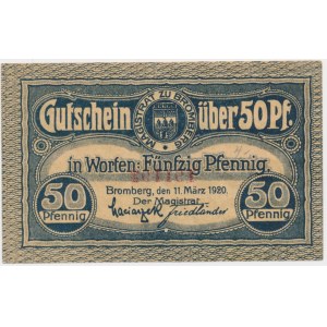 Bydgoszcz (Bromberg), 50 fenigów 1920