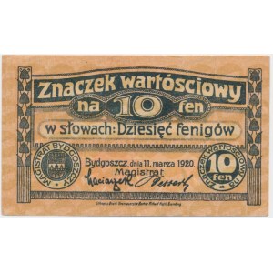 Bydgoszcz (Bromberg), 10 fenigów 1920