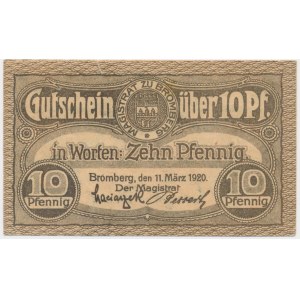 Bydgoszcz (Bromberg), 10 fenigów 1920